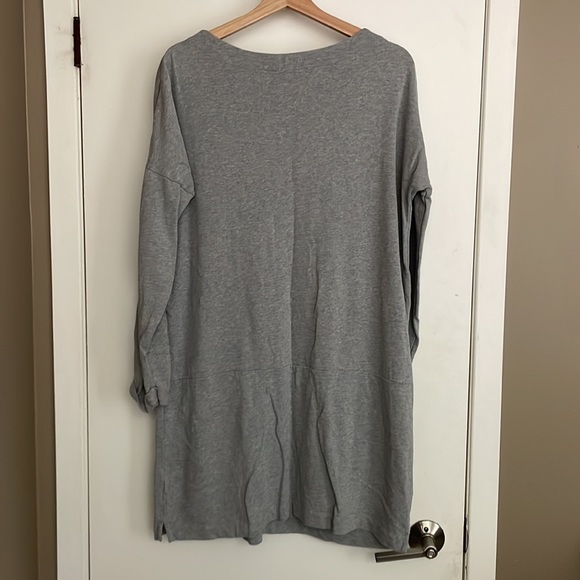 Seasalt Grey Tunic Dress Size 12 Pockets - Picture 2 of 3